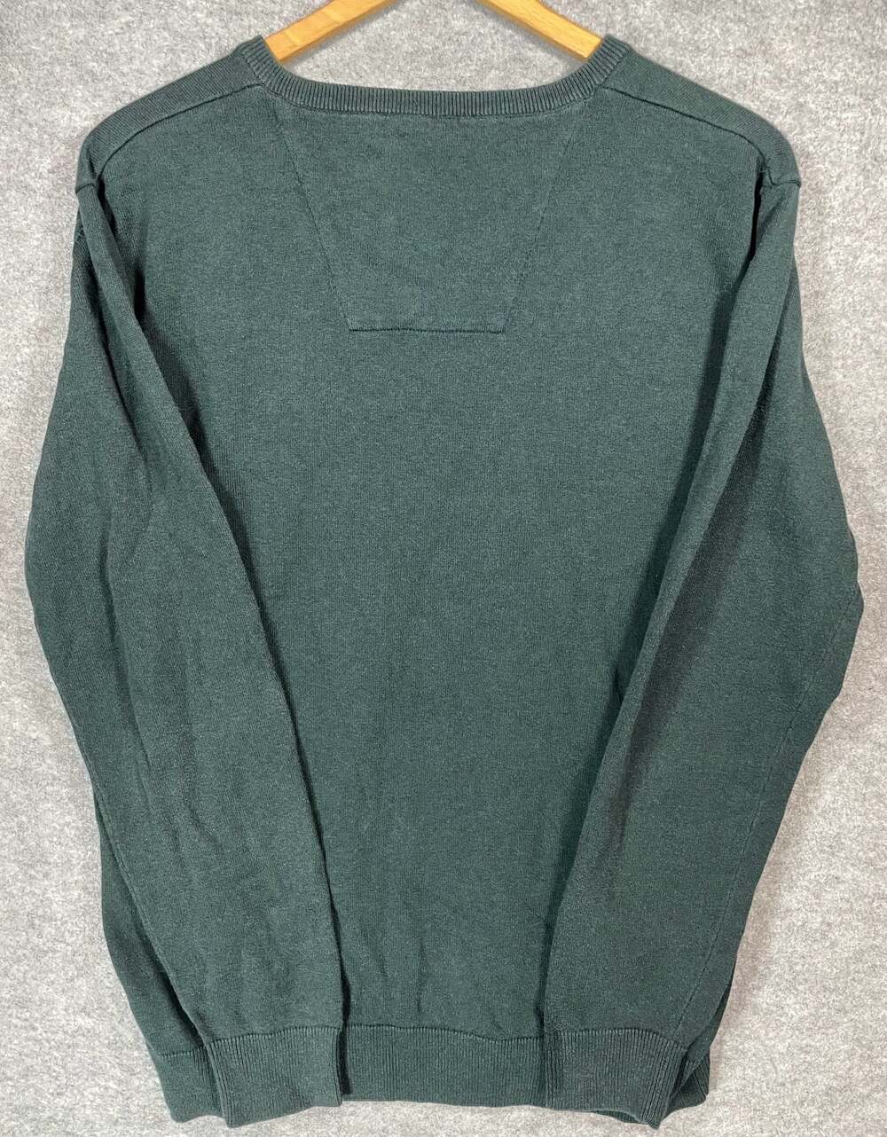Tom Tailor Men's Green V-Neck Long Sleeve Knit Sweater Size XL - Picture 5 of 5